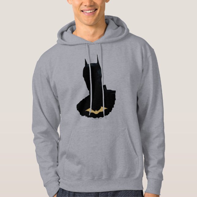 The Batman With Golden Bat Symbol Hoodie (Front)