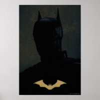 The Batman With Golden Bat Symbol