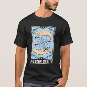 The Baton Twirler Tarot Card Majorette T-Shirt