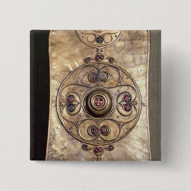 The Battersea Shield, c.350-50 BC 15 Cm Square Badge (Front)