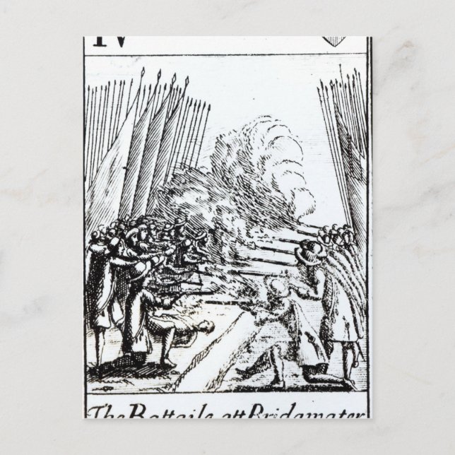 The Battle at Bridgwater, 6th July 1685 Postcard (Front)