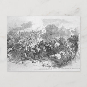 The Battle at Bull Run Postcard
