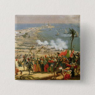 The Battle of Aboukir, 25th July 1799 15 Cm Square Badge