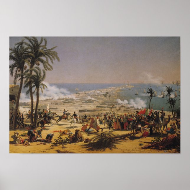 The Battle of Aboukir, 25th July 1799 Poster (Front)