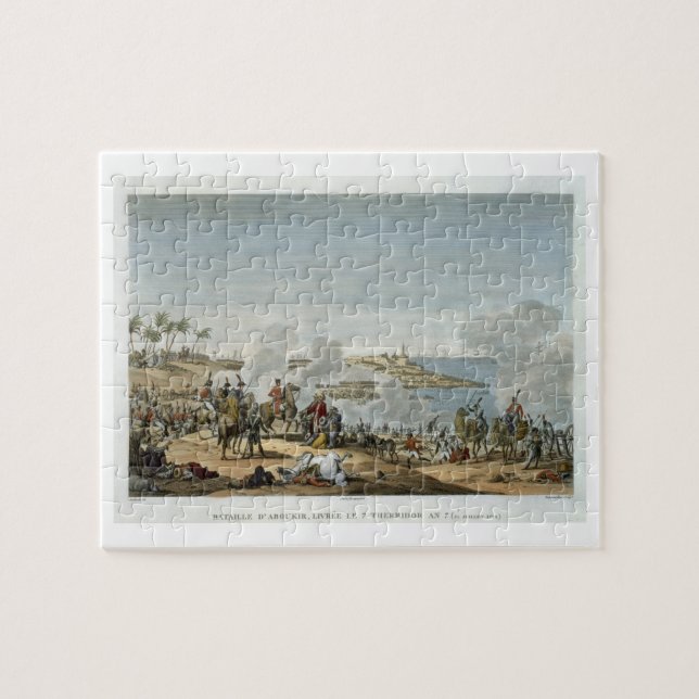 The Battle of Aboukir, 7 Thermidor, Year 7 (25 Jul Jigsaw Puzzle (Horizontal)