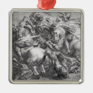 The Battle of Anghiari after Leonardo da Vinci Metal Tree Decoration