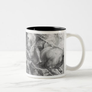 The Battle of Anghiari after Leonardo da Vinci Two-Tone Coffee Mug