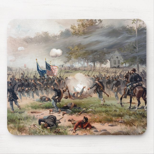 The Battle of Antietam -- Civil War Mouse Mat (Front)