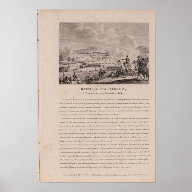 The Battle of Austerlitz, 2nd December 1805 Poster (Front)