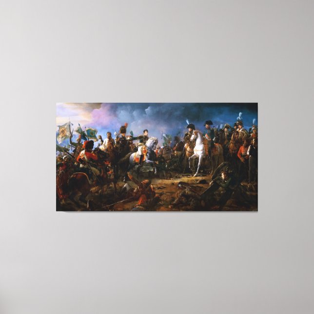 The Battle of Austerlitz by François Gérard Canvas Print (Front)