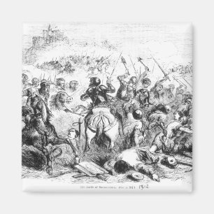 The Battle of Bannockburn in 1314 Magnet