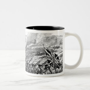 The Battle of Blenheim in 1704 Two-Tone Coffee Mug