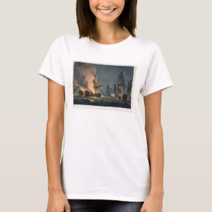 The Battle of Cabareta Point, July 12th 1801, engr T-Shirt