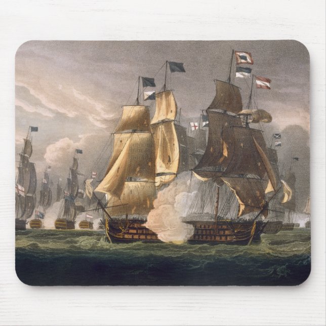 The Battle of Cape St. Vincent, February 14th 1797 Mouse Mat (Front)