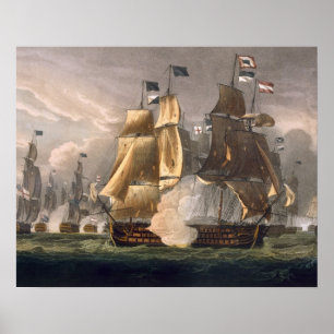 The Battle of Cape St. Vincent, February 14th 1797 Poster