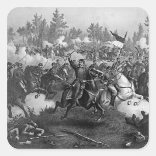 The Battle of Cedar Creek Square Sticker