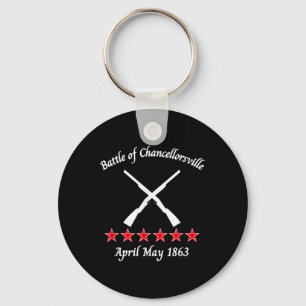 The Battle Of Chancellorsville Virginia Civil Batt Key Ring