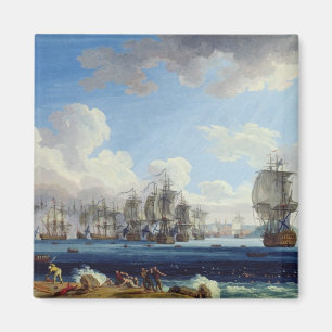 The Battle of Chesma on the 5th July 1770 Magnet