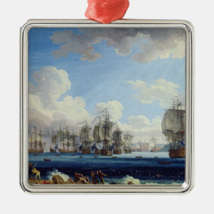 The Battle of Chesma on the 5th July 1770 Metal Tree Decoration