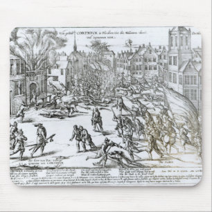 The Battle of Courtrai Between the French Mouse Mat