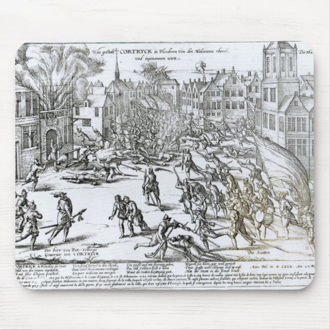 The Battle of Courtrai Between the French Mouse Mat (Front)