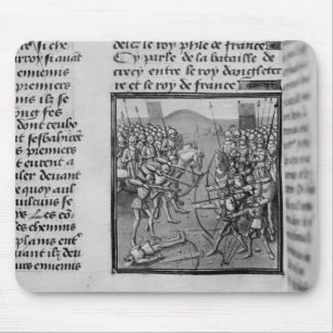 The Battle of Crecy in 1346 Mouse Mat