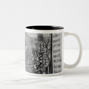 The Battle of Crecy in 1346 Two-Tone Coffee Mug