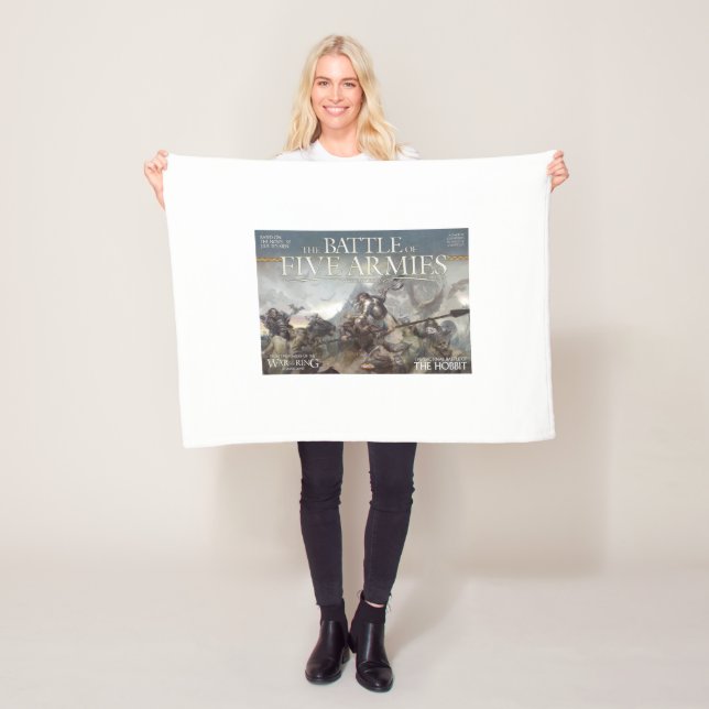 THE BATTLE OF FIVE ARMIES (TM) FLEECE BLANKET (In Situ)