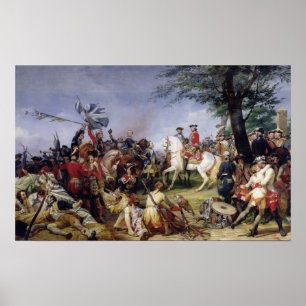 The Battle of Fontenoy, 11th May 1745, 1828 Poster