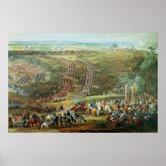 The Battle of Fontenoy, 11th May 1745 Poster (Front)