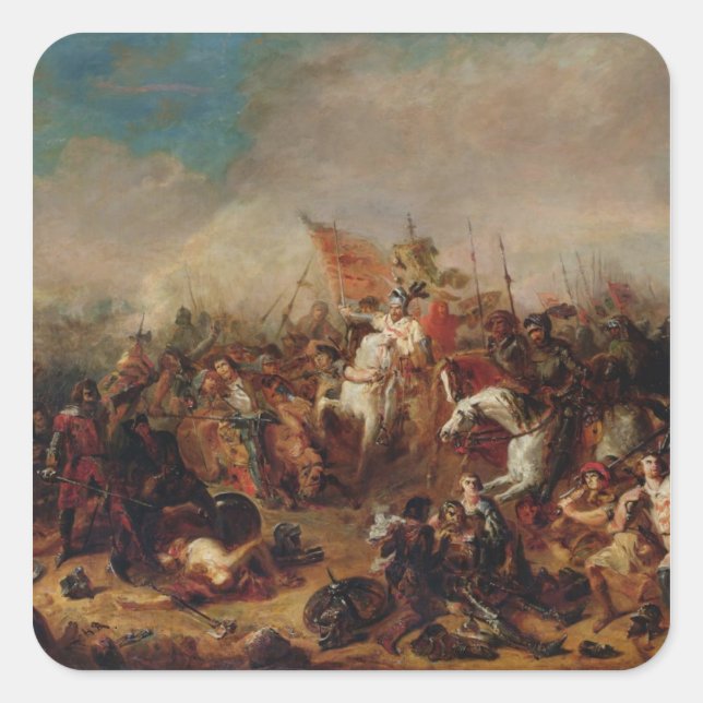 The Battle of Hastings in 1066 Square Sticker (Front)