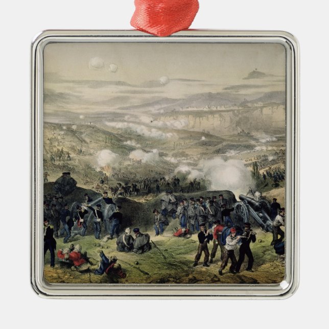 The Battle of Inkerman, 5th November 1854, 1855 Metal Tree Decoration (Front)