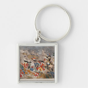 The Battle of Jemmapes,printed by Basset Key Ring