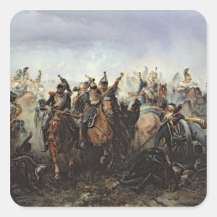 The Battle of La Fere-Champenoise Square Sticker