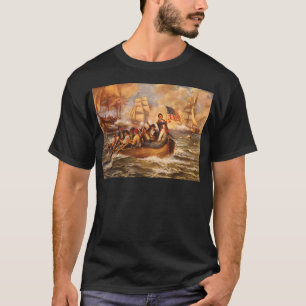 The Battle of Lake Erie by Percy Moran T-Shirt