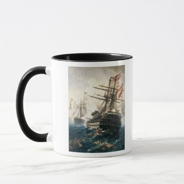 The Battle of Lissa Mug (Left)