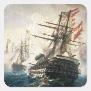 The Battle of Lissa Square Sticker