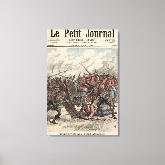 The Battle of Manipur Canvas Print (Front)