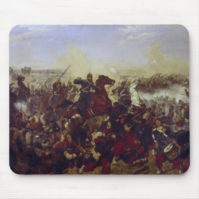 The Battle of Mars de la Tour Mouse Mat (Front)