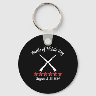 The Battle Of Mobile Bay Alabama 1864 Civil Battle Key Ring