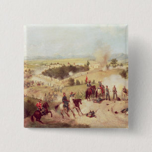 The Battle of Molino del Rey, 8th September 1847 15 Cm Square Badge