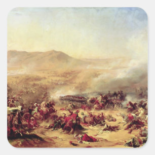 The Battle of Mont Thabor, 16th April 1799 Square Sticker