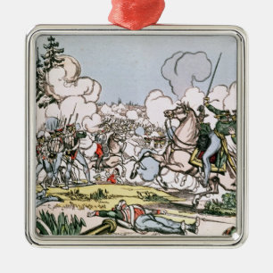 The Battle of Moscow, 7th September 1812 Metal Tree Decoration