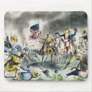 The Battle of New Orleans, pub.Nathaniel Currier Mouse Mat