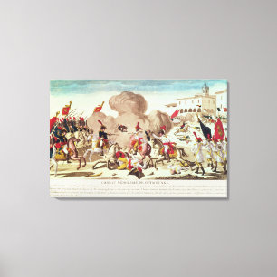 The Battle of Ostrolenka Canvas Print