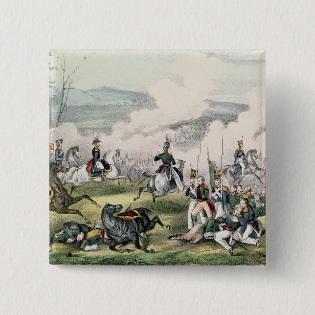 The Battle of Palo Alto, California, 8th May 1846 15 Cm Square Badge (Front)