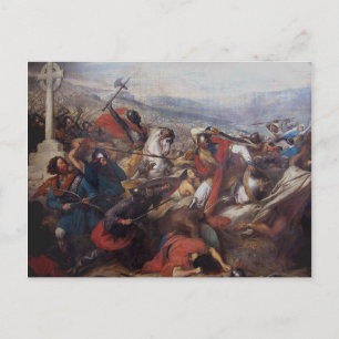 The Battle of Poitiers Postcard
