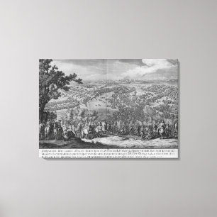 The Battle of Poltava Canvas Print