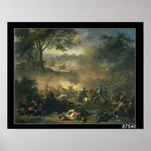 The Battle of Poltava in 1709, 1717 Poster