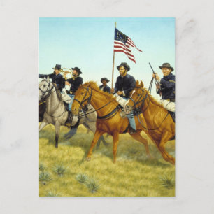 The Battle of Prairie Dog Creek by Ralph Heinz Postcard